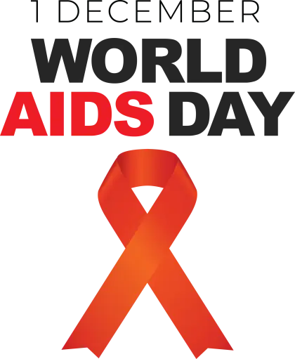 World AIDS Day Symbol - Red Ribbon 2021