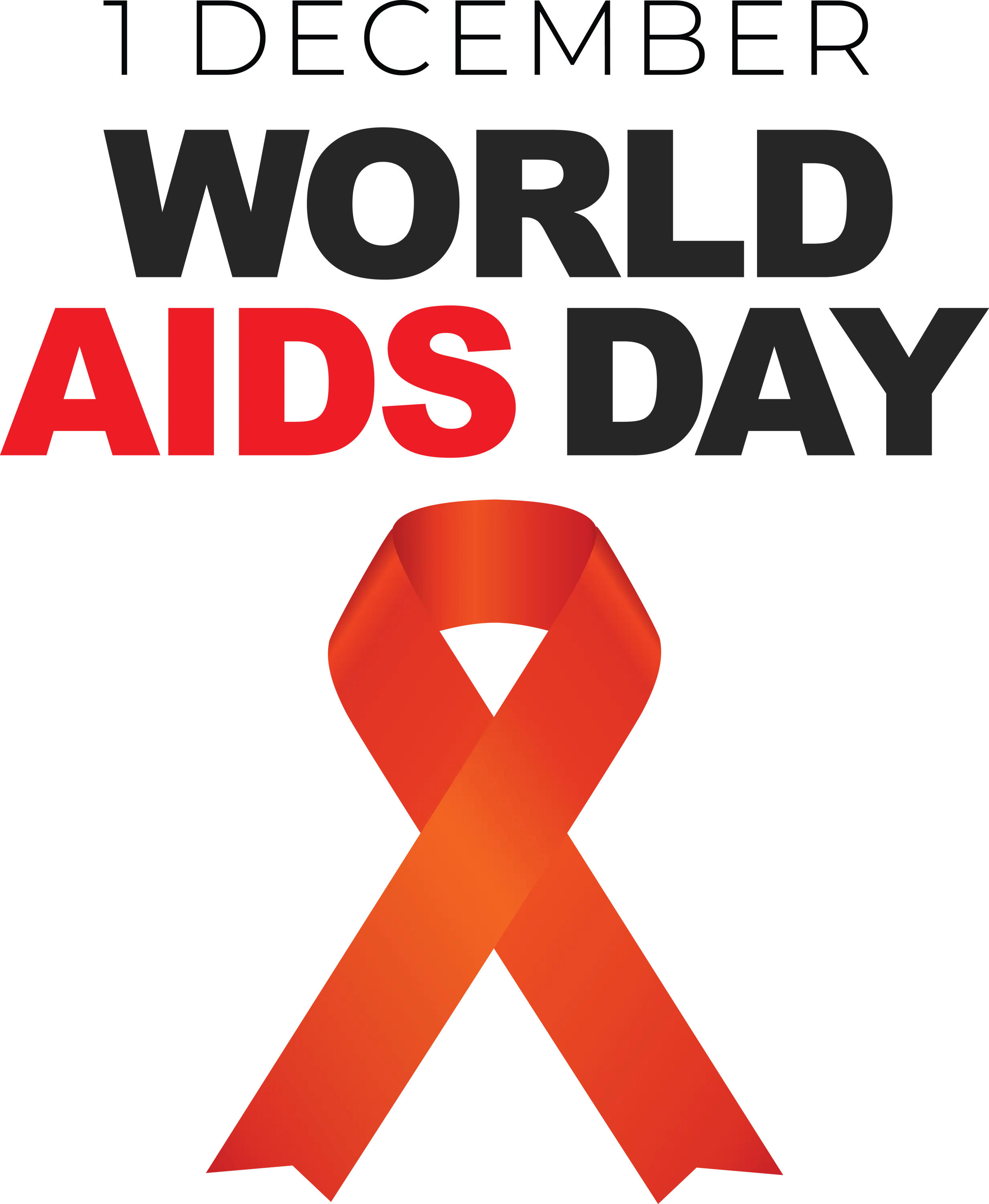 World AIDS Day Symbol - Red Ribbon 2021