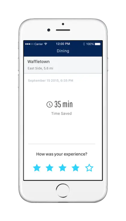 Dining Experience Rating App