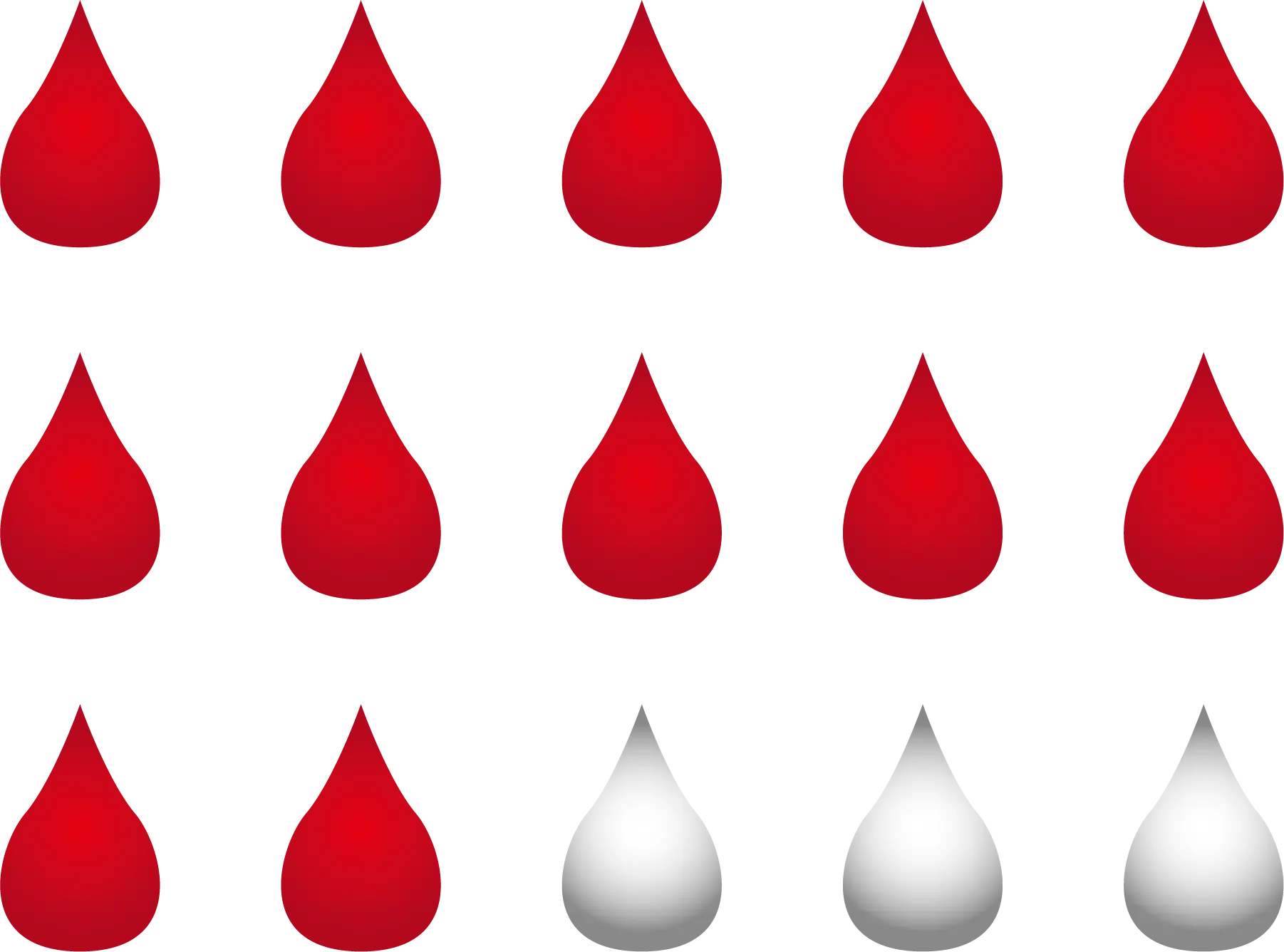 Red and White Blood Drops Pattern