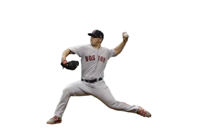 Baseball Player Throwing Ball in Action
