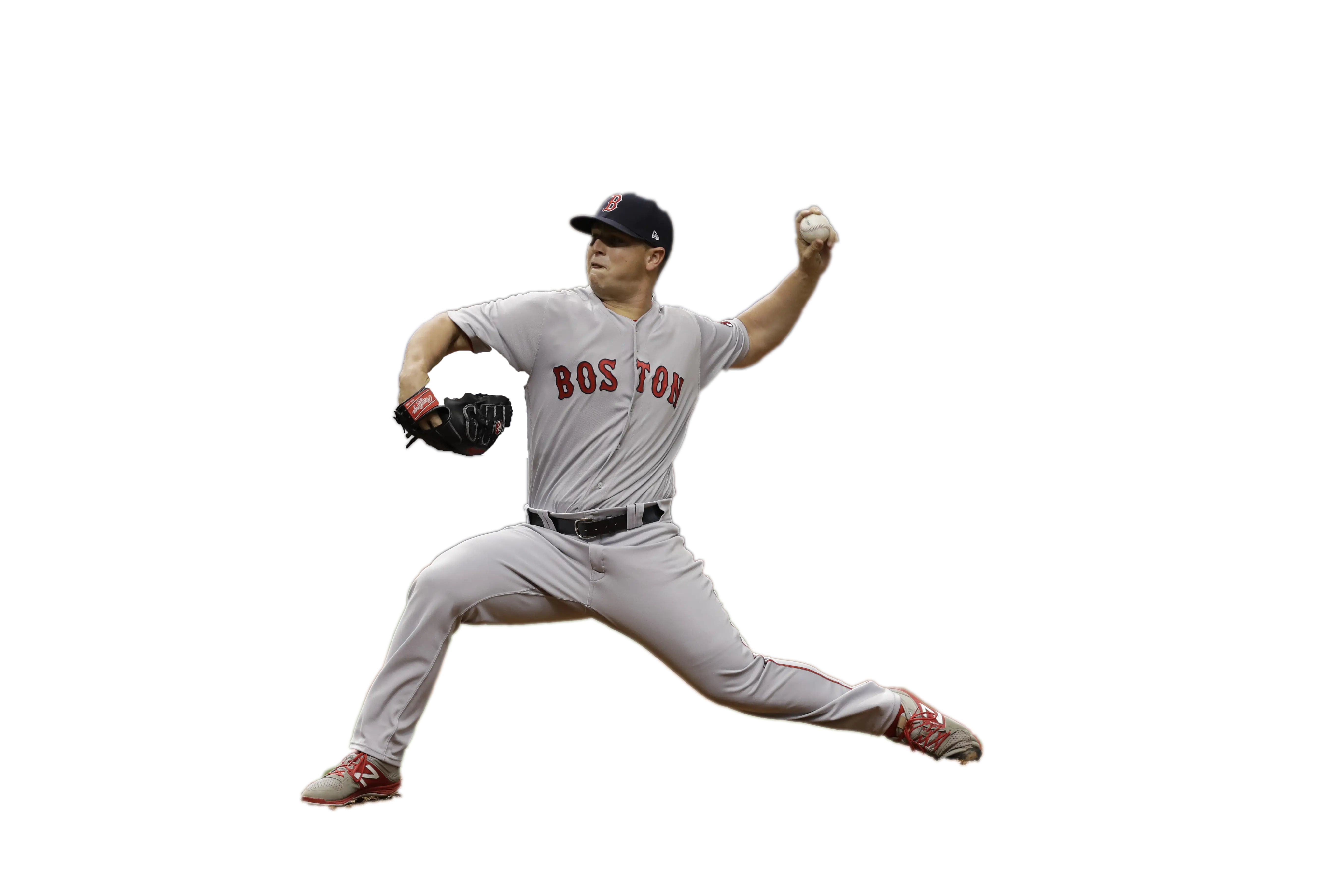 Baseball Player Throwing Ball in Action