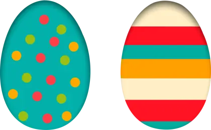 Colorful Easter Eggs