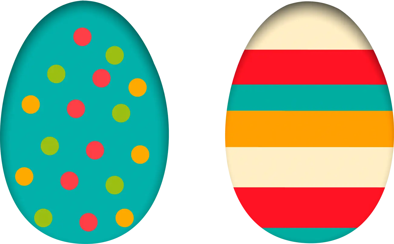 Colorful Easter Eggs