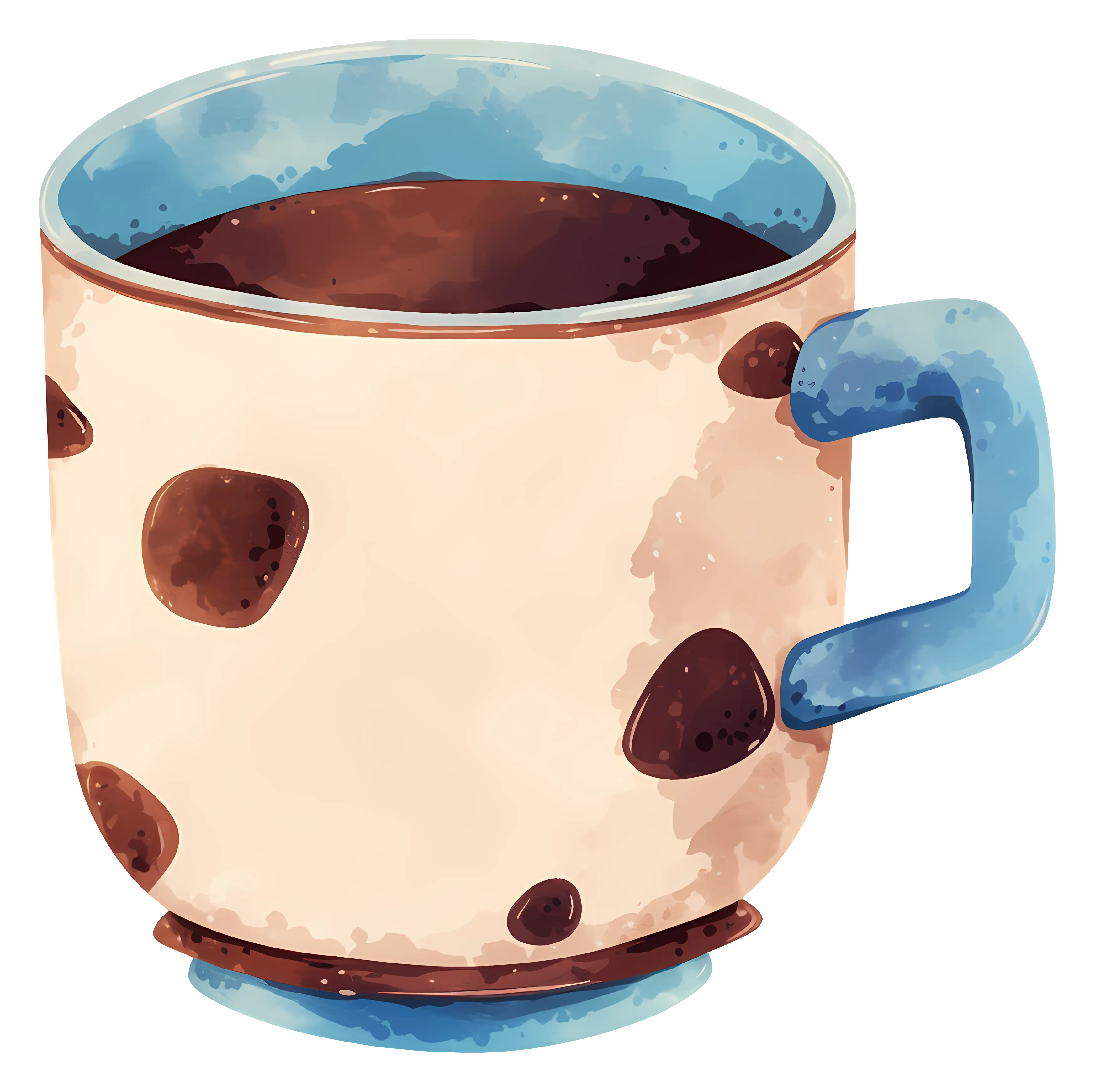 Charming Polka Dot Mug