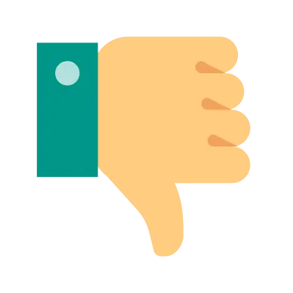 Thumbs Down Gesture Icon