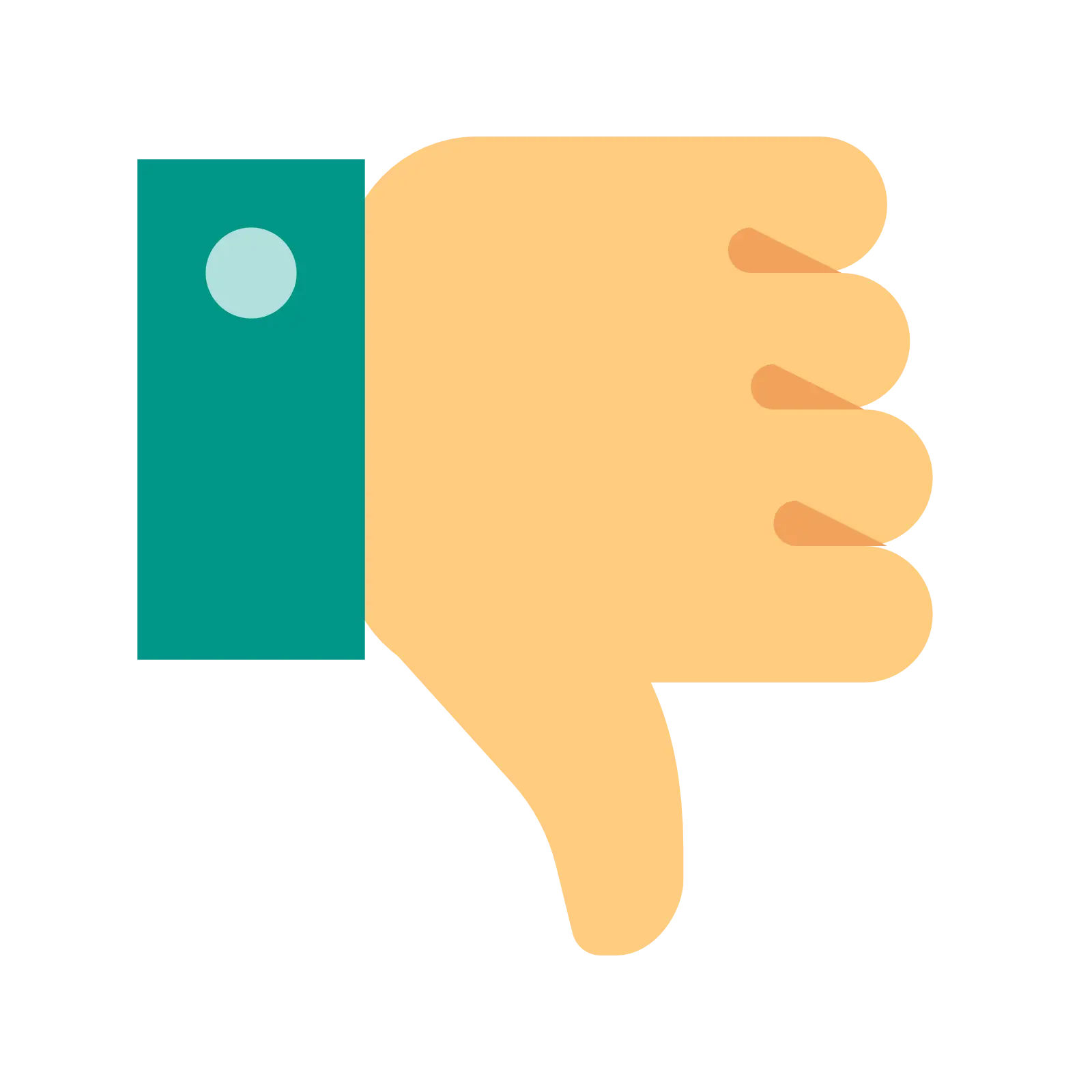 Thumbs Down Gesture Icon