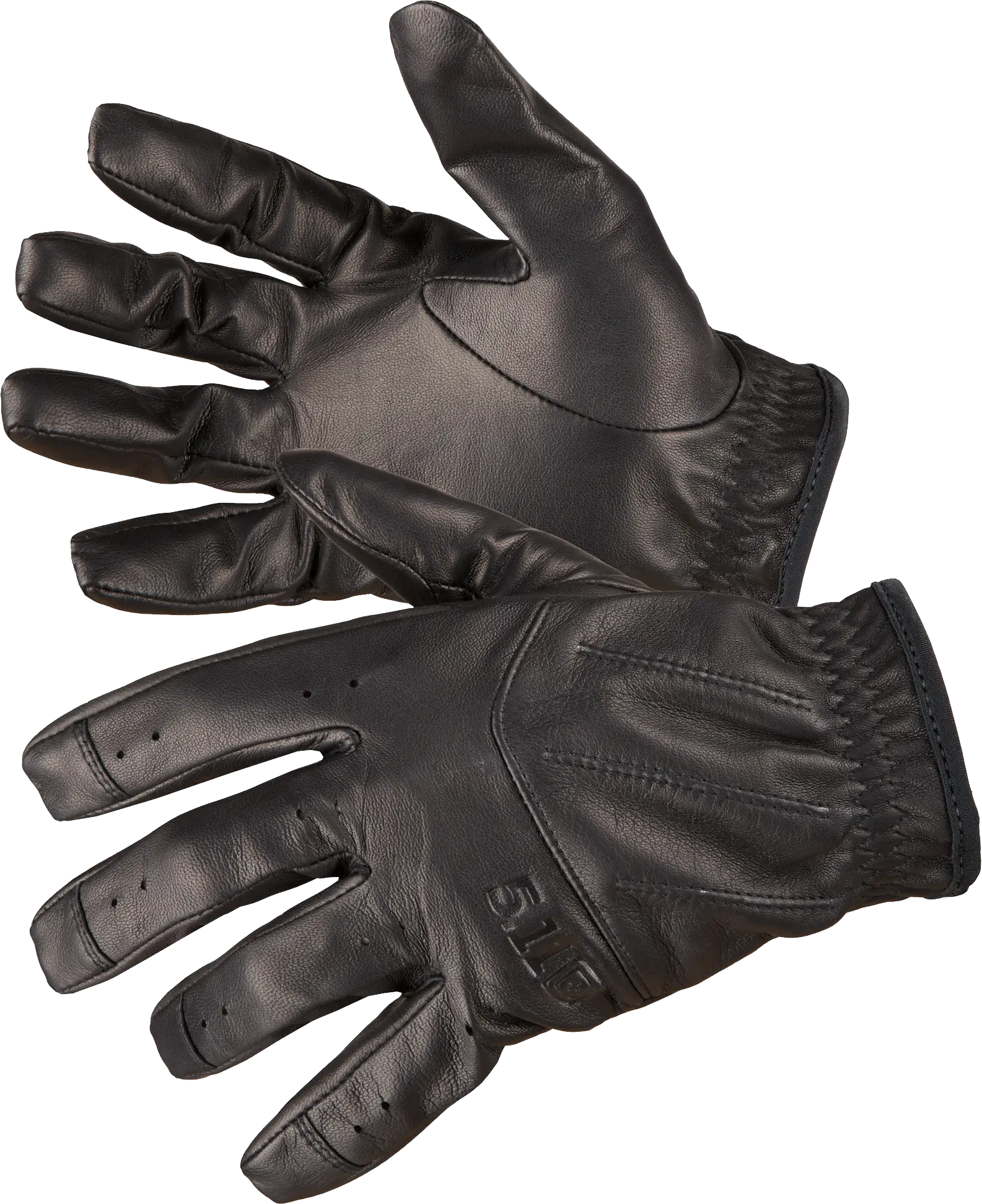 Black Leather Gloves