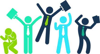 Business People Celebrating
