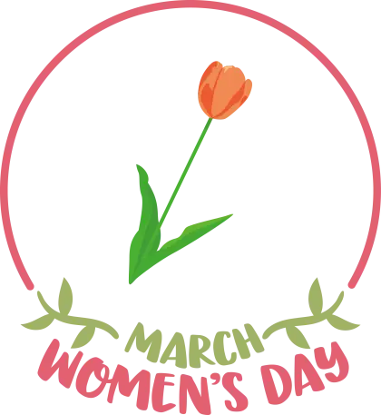 March Women&#039;s Day Celebration Banner