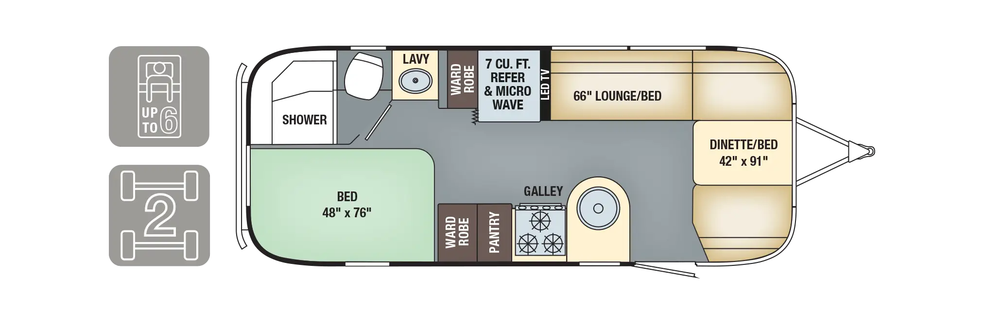 Caravan Interior Layout Design