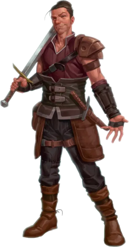 Warrior Character with Sword