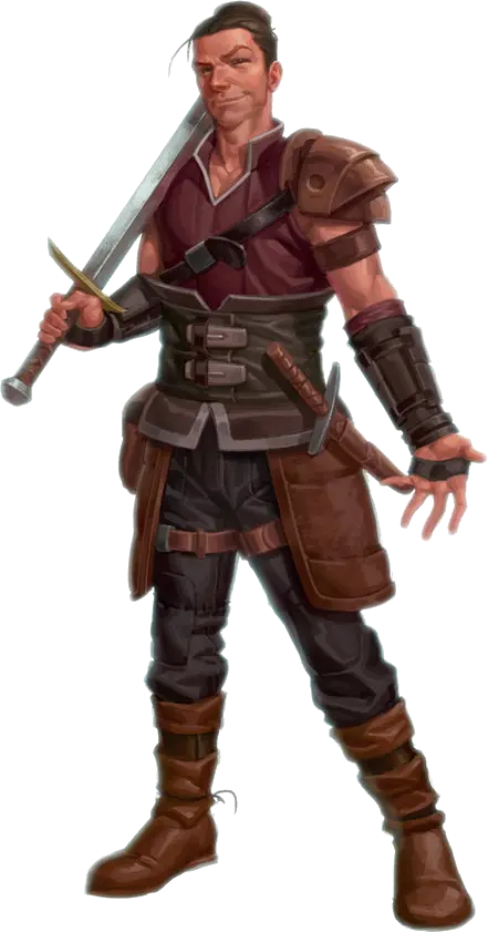 Warrior Character with Sword