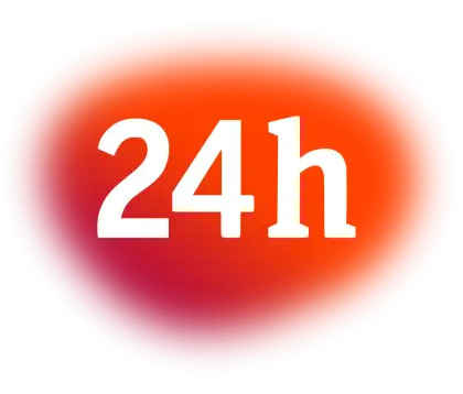 24 Hours Service Icon