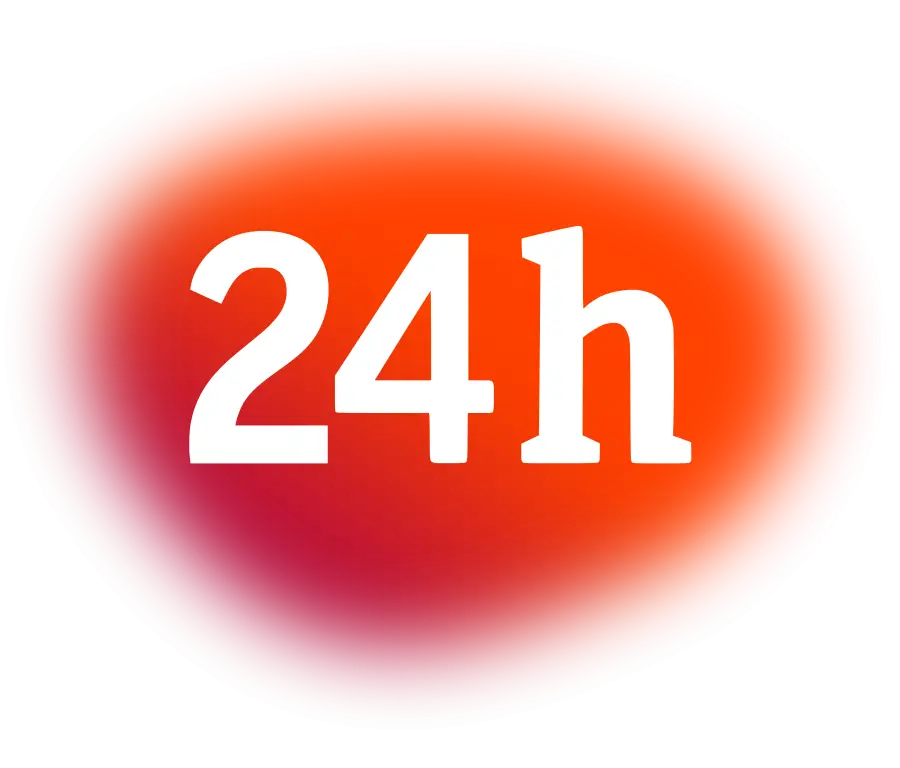 24 Hours Service Icon