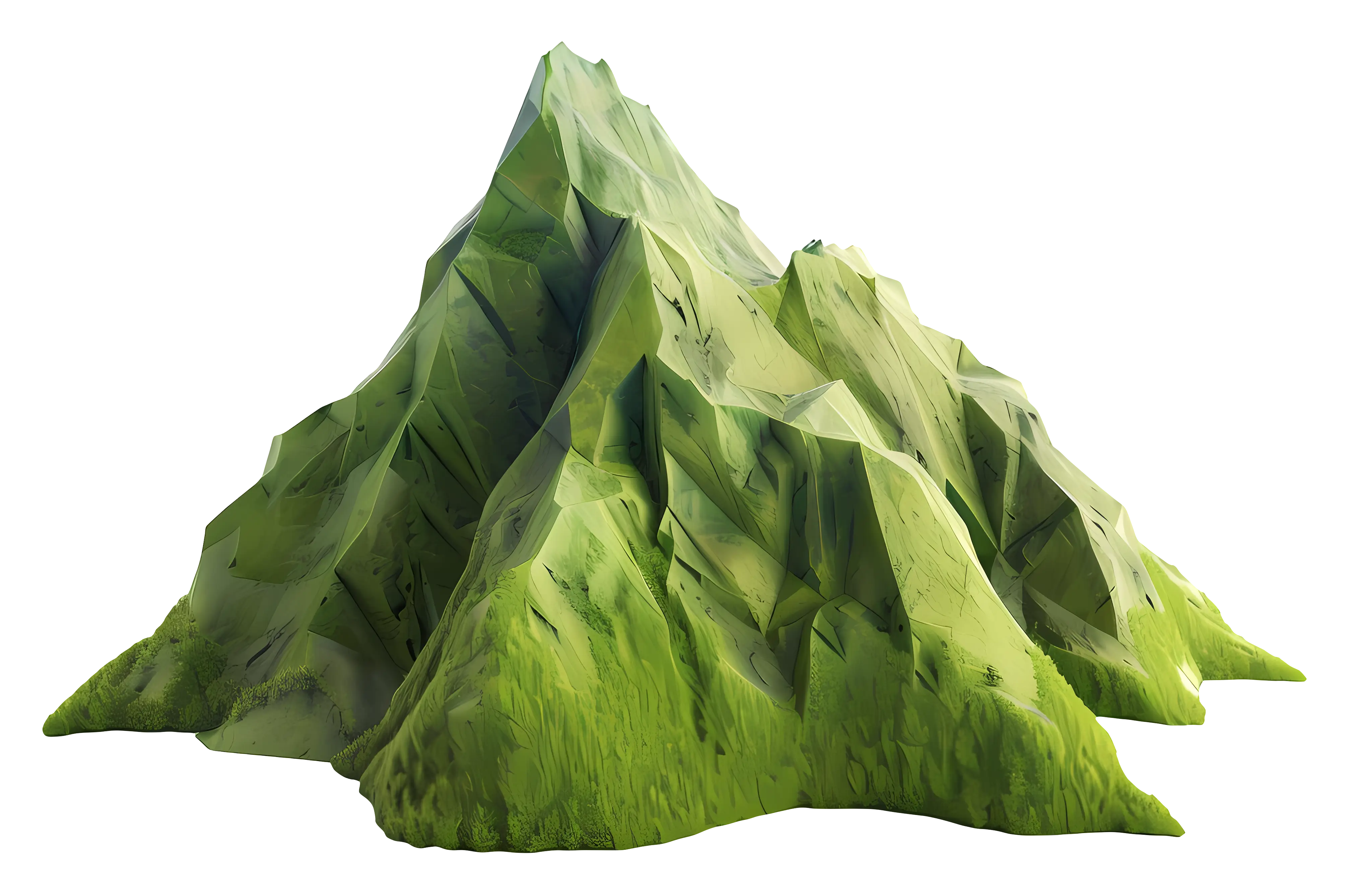 Green Mountain in Natural Landscape