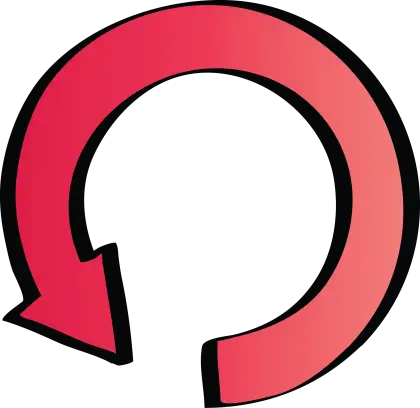 Red Circular Arrow Loop