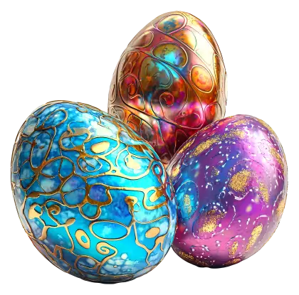 Decorative Colorful Eggs