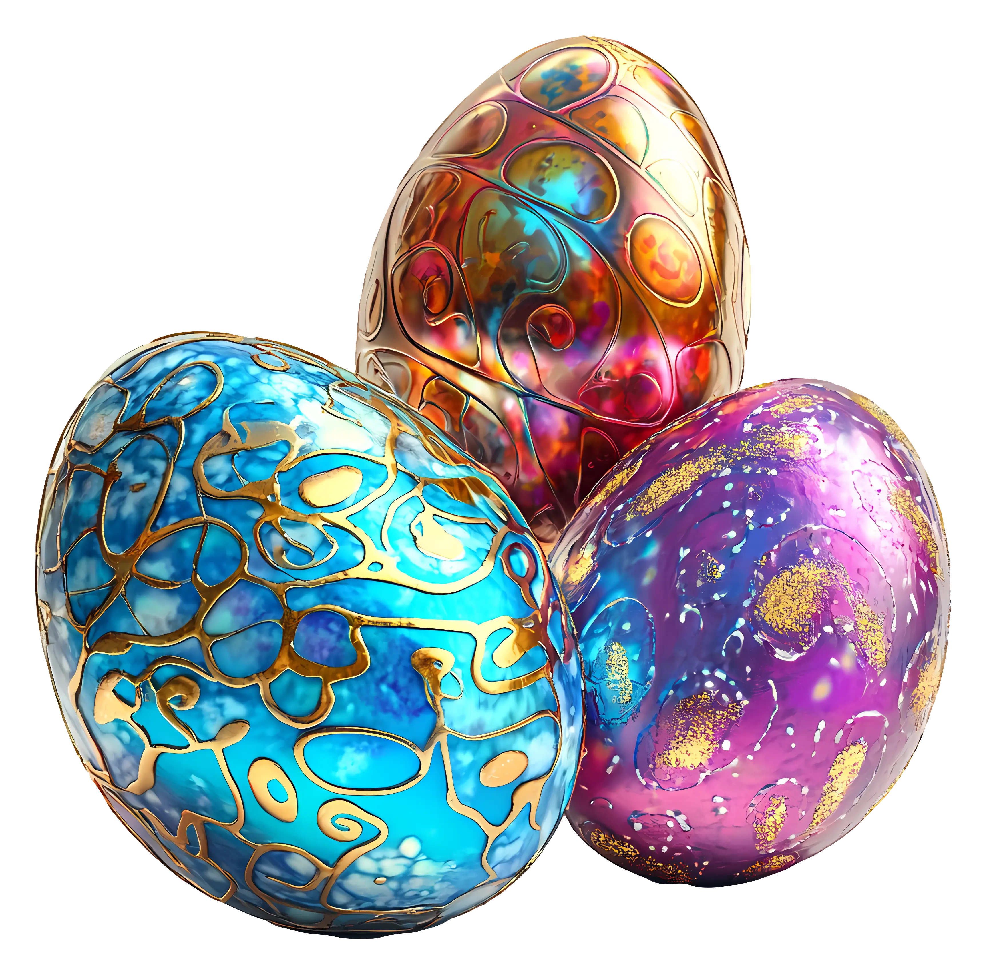 Decorative Colorful Eggs