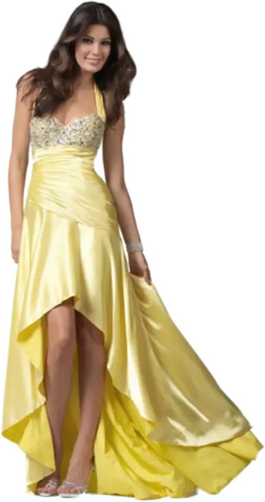 Elegant Yellow Dress