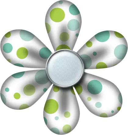 Polka Dot Flower Decoration