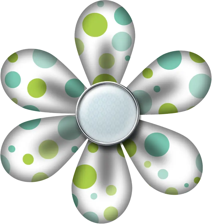 Polka Dot Flower Decoration