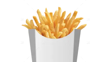 French Fries in a White Container