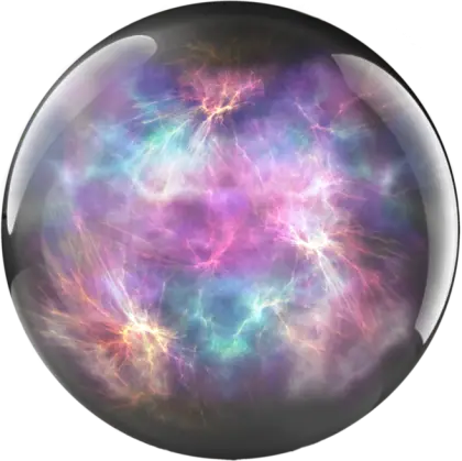 Abstract Colorful Energy Sphere