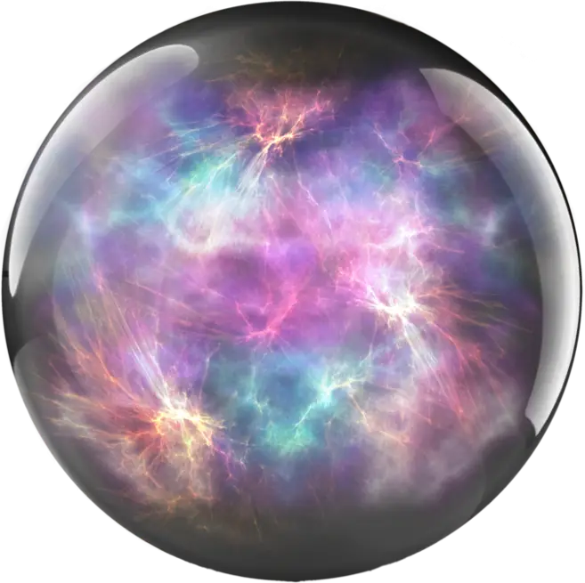 Abstract Colorful Energy Sphere