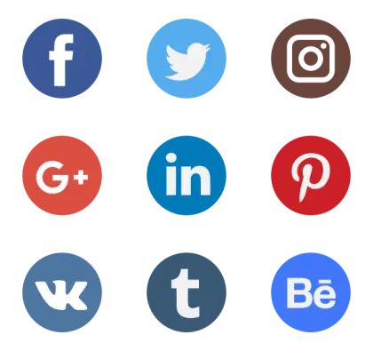 Collection of Social Media Icons