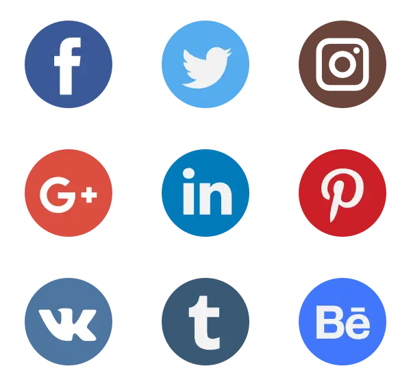 Collection of Social Media Icons