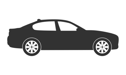 Black Car Silhouette Icon