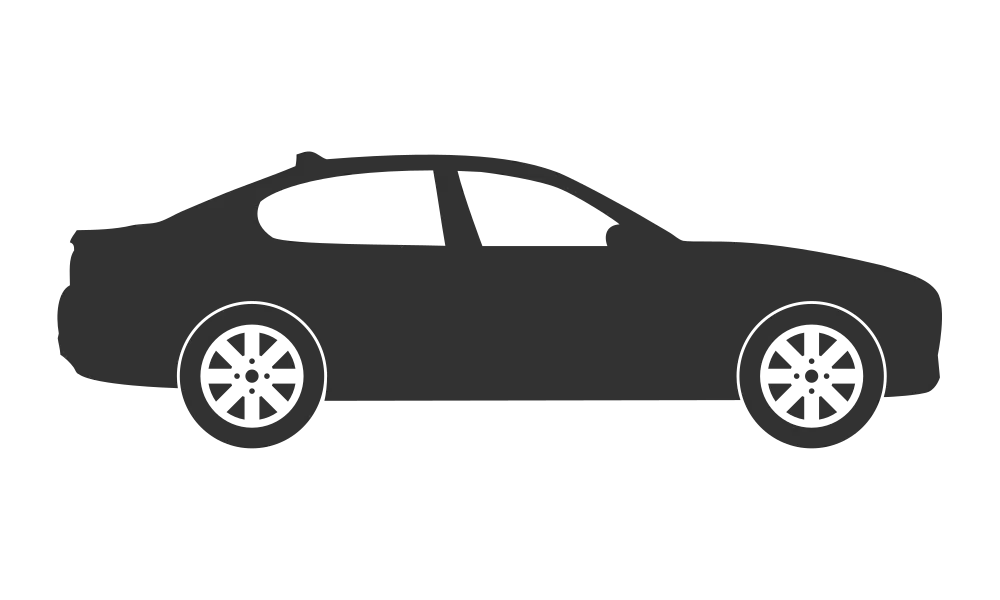 Black Car Silhouette Icon