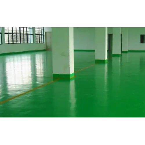 Green Epoxy Flooring in Industrial Space