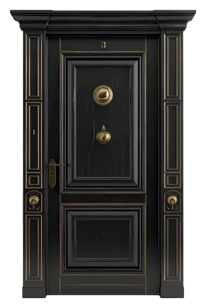 Elegant Black Door