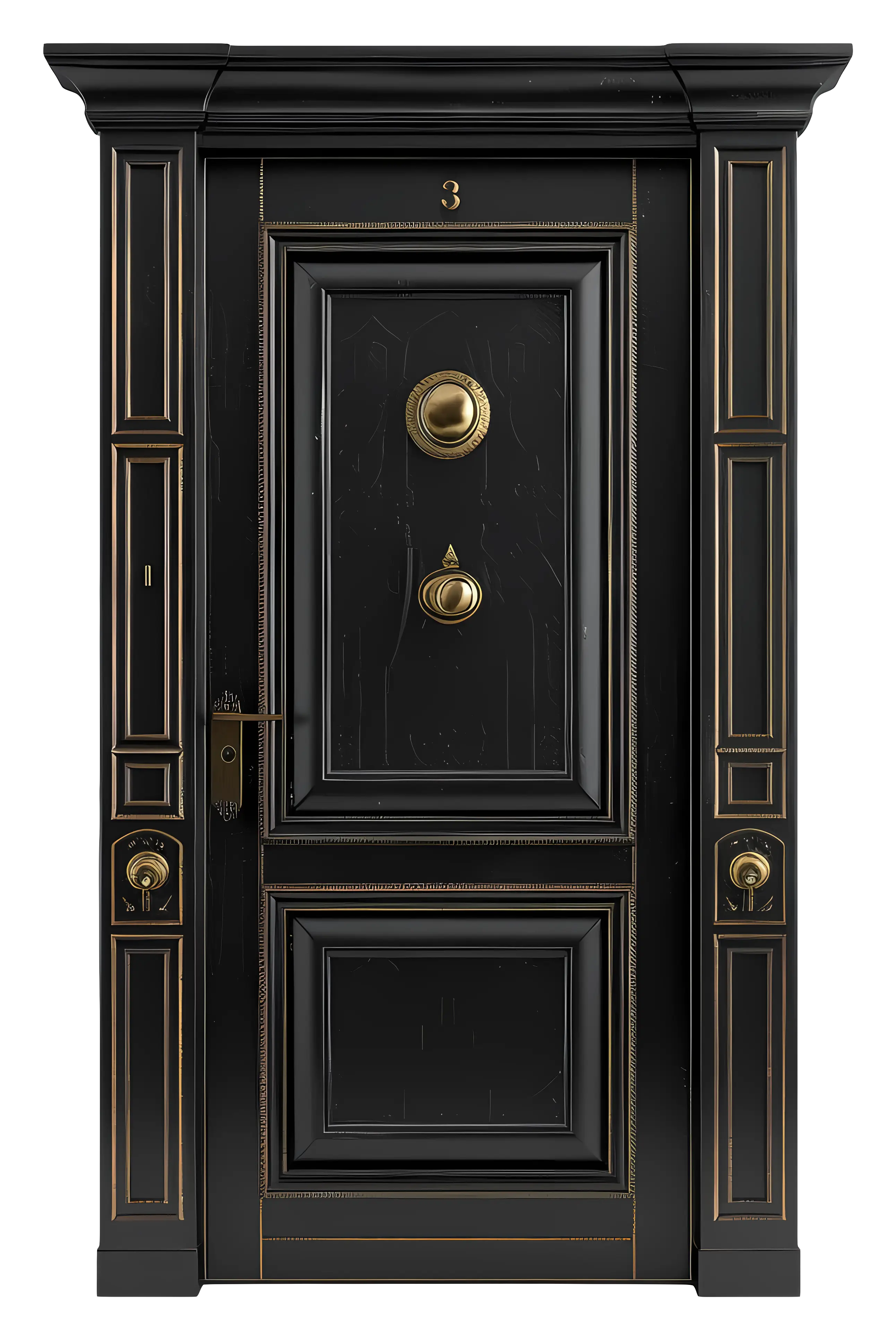 Elegant Black Door