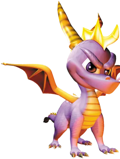 Purple Dragon Cartoon Illustration