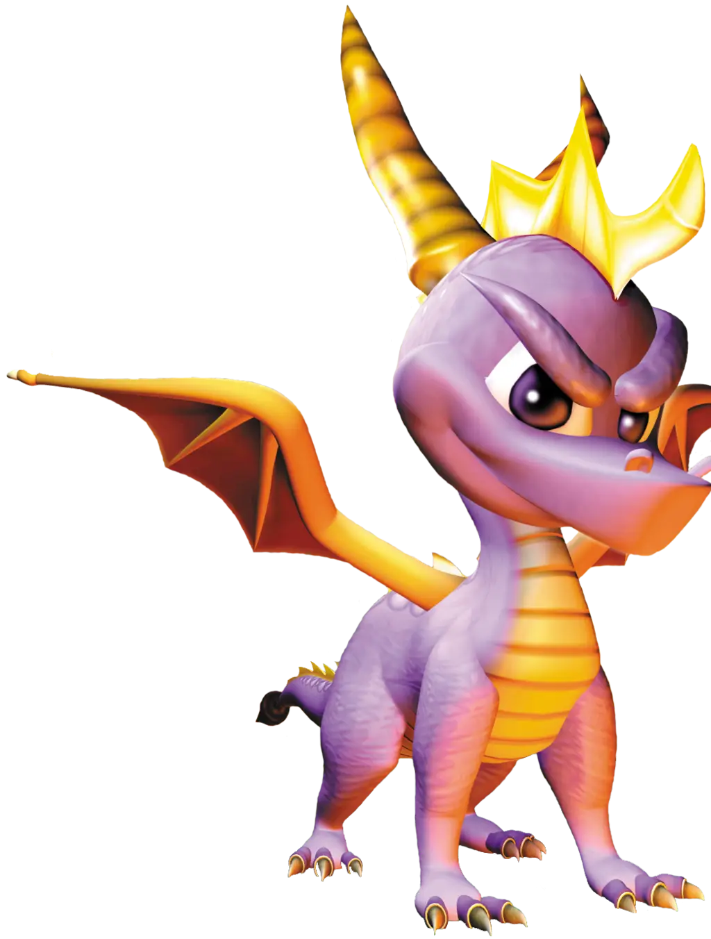 Purple Dragon Cartoon Illustration