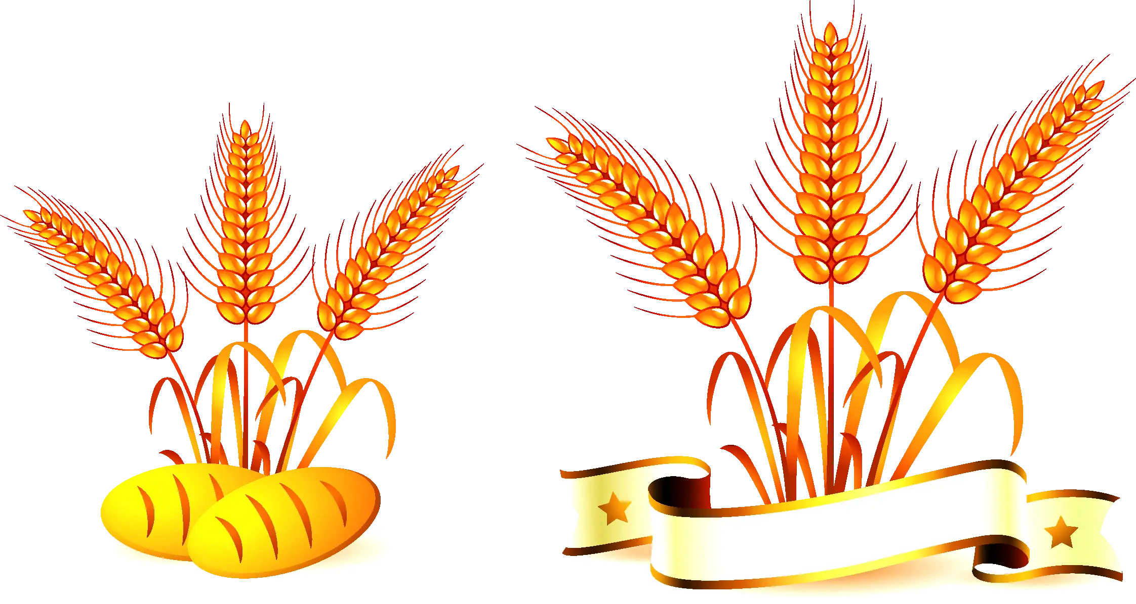 Wheat and Bread Icons