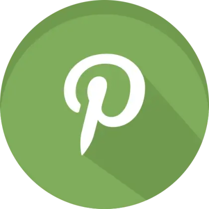 Green Pinterest Logo Icon