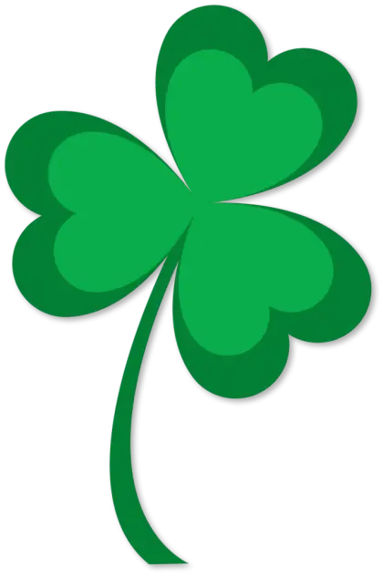 Green Shamrock for Saint Patrick&#039;s Day