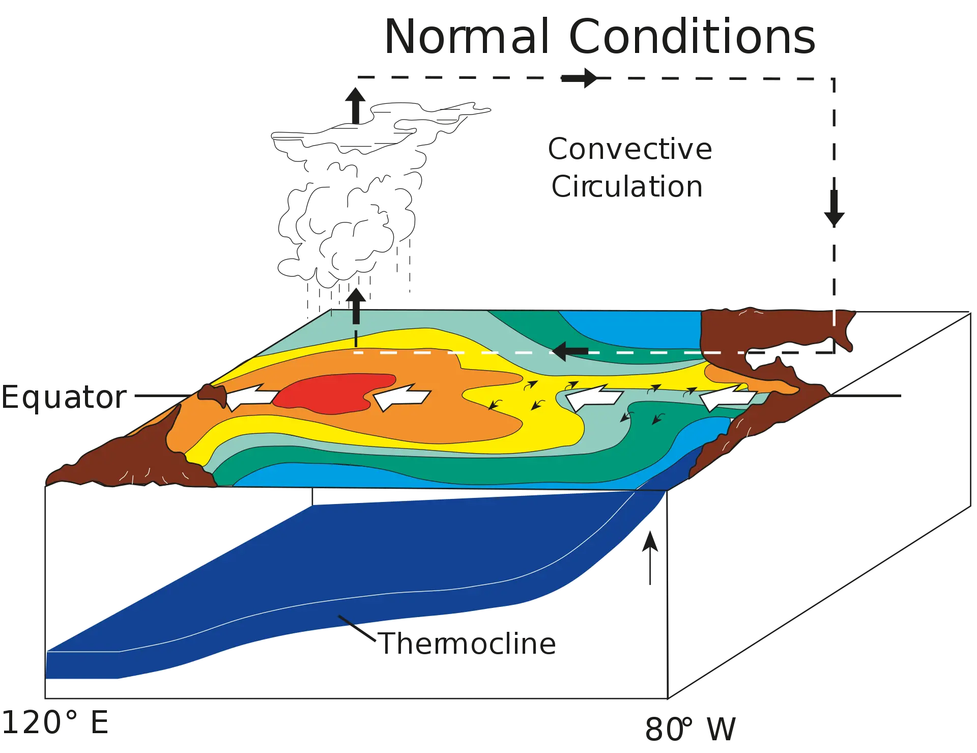 Illustrated Diagram of Weather Conditions