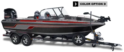 Modern Fishing Boat with Trailer
