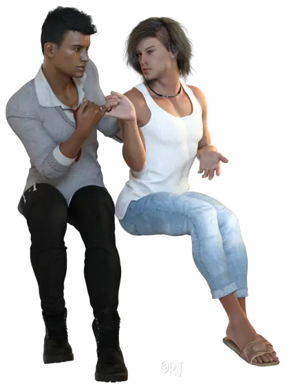 3D People Sitting Interaction Pose