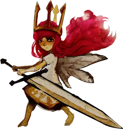 Fairy Warrior with Crown and Sword