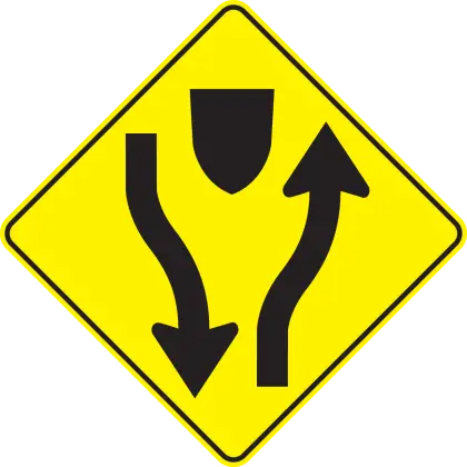 Directional Road Sign