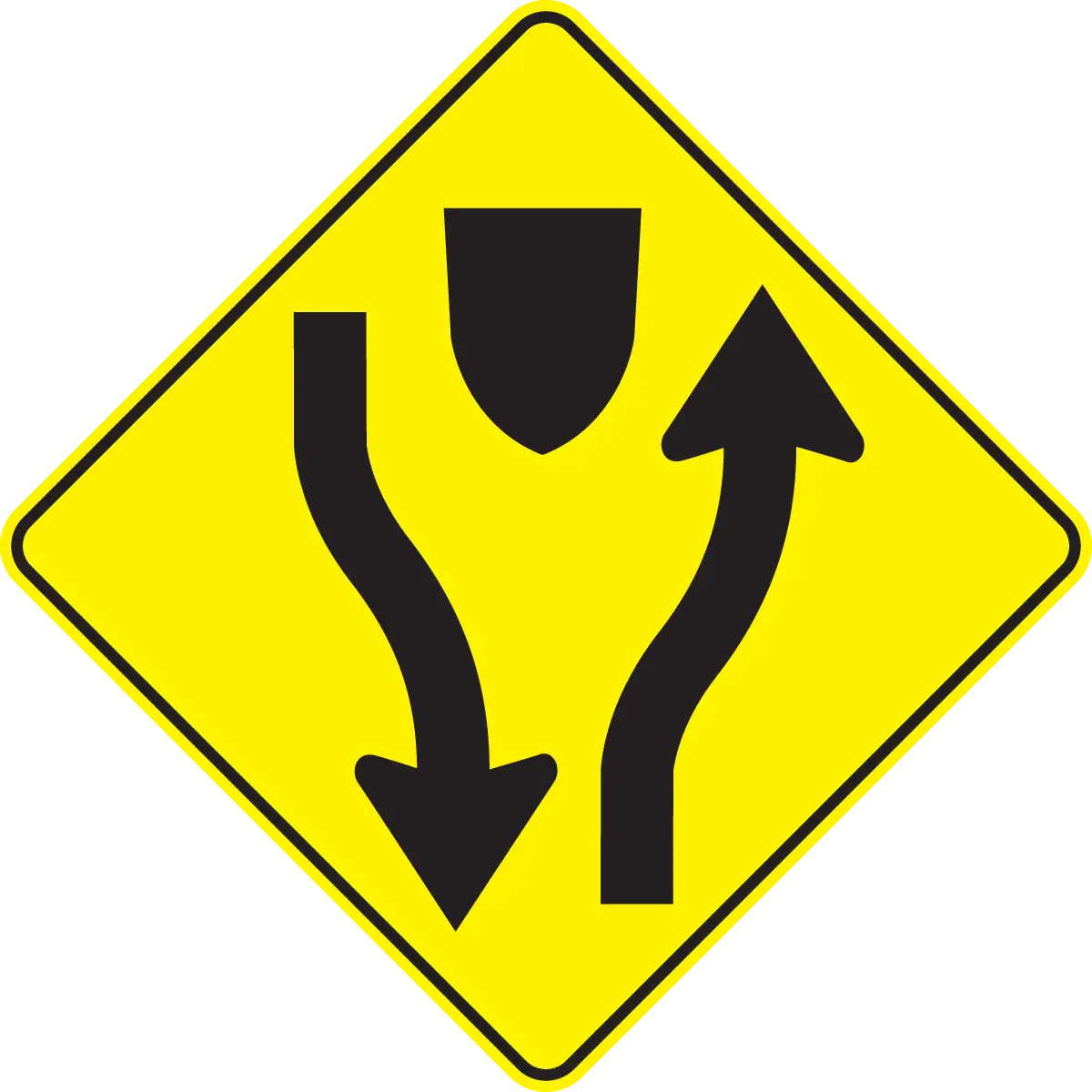 Directional Road Sign