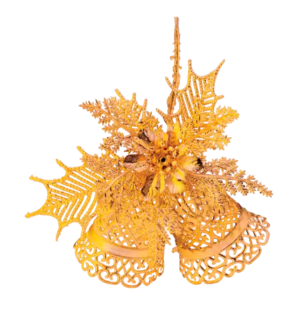 Golden Christmas Decoration Ornament