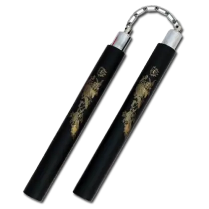 Black Nunchaku Martial Arts Weapon