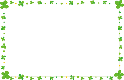 Decorative Clover Border Design